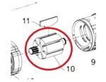 Ingersoll Rand 2141-57 - Inlet Clip for IR 2141 Impact Wrench 